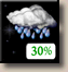 Tuesday Night: Chance Rain Showers then Partly Cloudy